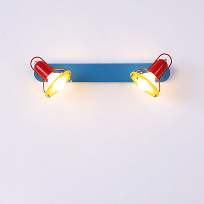 Childlike Iron 2-Light Mirror Front Wall Sconce Lamp