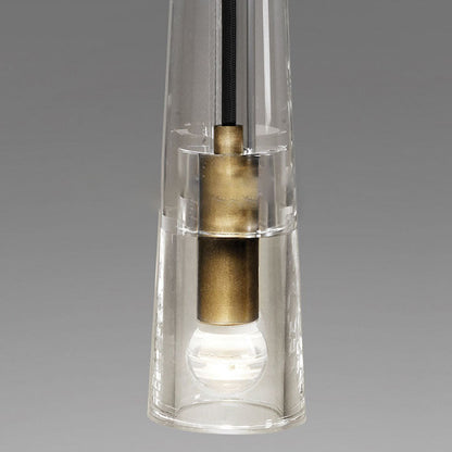 Cylinder Full Copper Crystal 1-Light Wall Sconce Lamp
