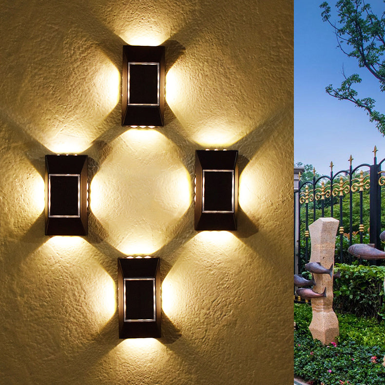 Simplicity ABS Plastic LED Outdoor Wall Sconce Lamp