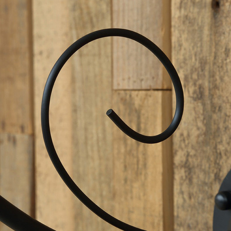 Retro Waterproof Iron Round 1-Light Wall Sconce Lamp
