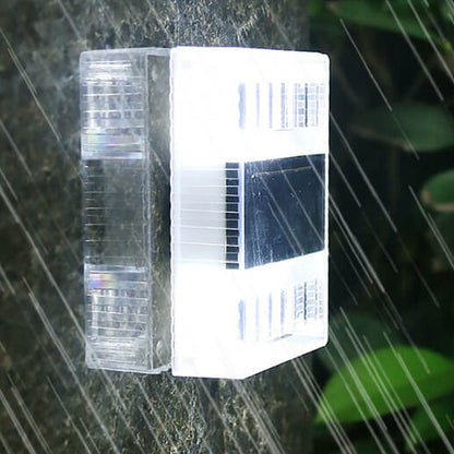 Solar Down LED Outdoor Decorative Garden Wall Sconce Lamp