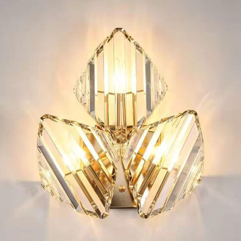 Light Triangle Geometry 1/2/3 Light Wall Sconce Lamp