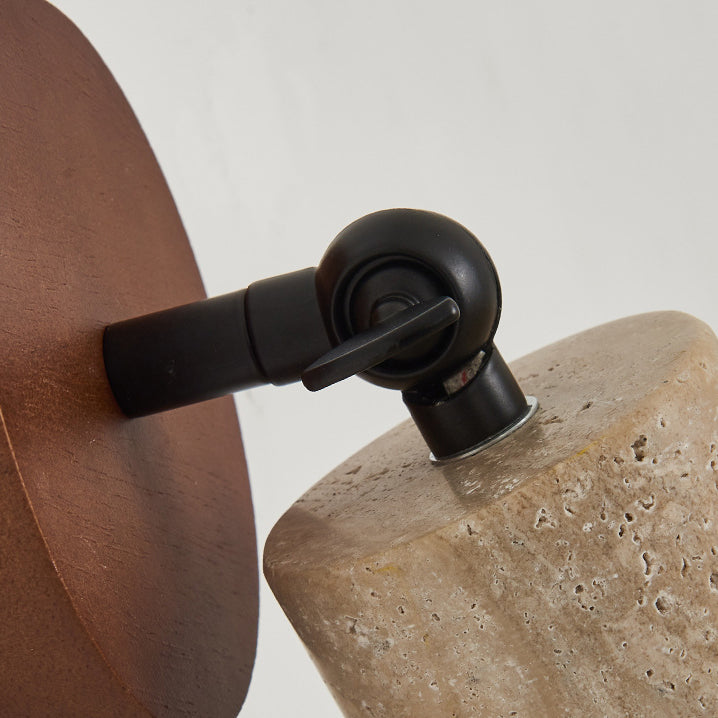 Japanese Cylindrical Spotlight 1-Light Wall Sconce Lamp