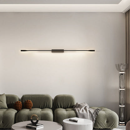 Aluminum Straight Line Silicone LED Wall Sconce Lamp