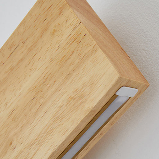 Scandinavian Wood Linear LED Wall Sconce