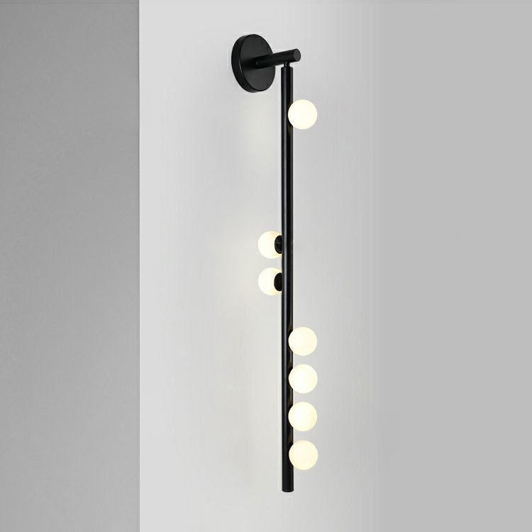 Simplicity Iron Glass Ball 3/5/7-Light Wall Sconce Lamp