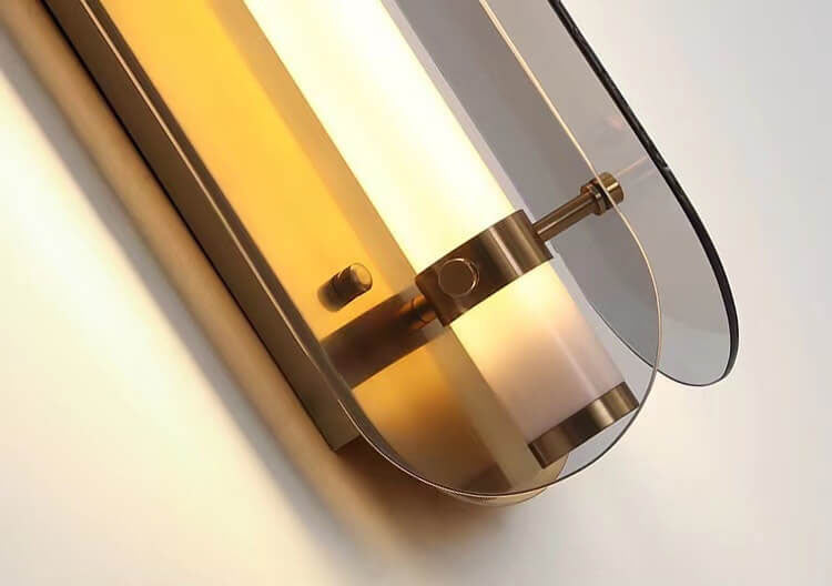 Scandinavian Minimalist Light Glass LED Wall Sconce Lamp