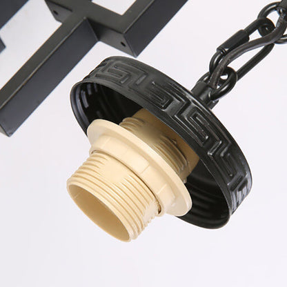 New Chinese Retro Pattern Design 1-Light Wall Sconce Lamp