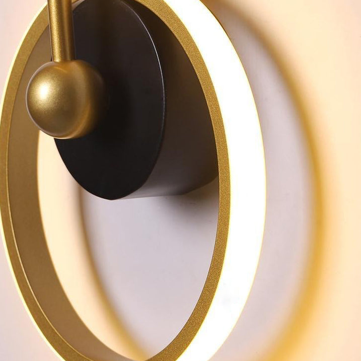 Oval Round Square Iron Aluminum LED Wall Sconce Lamp