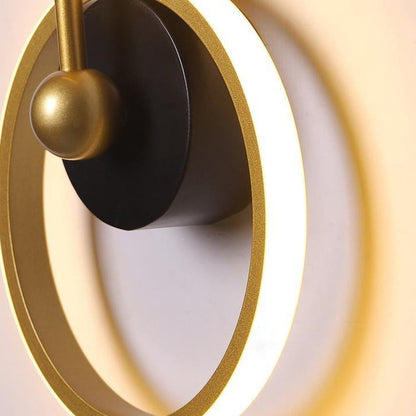 Oval Round Square Iron Aluminum LED Wall Sconce Lamp