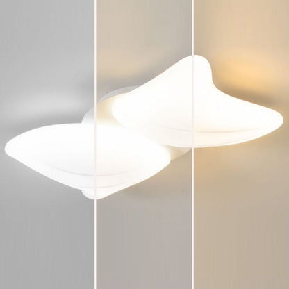 Creative PE Geometric Shade Hardware LED Wall Sconce Lamp