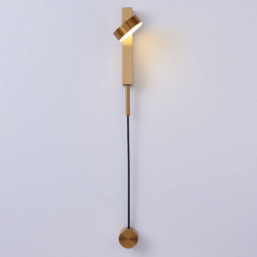 Minimalist Long Aluminum Iron Acrylic LED Wall Sconce Lamp