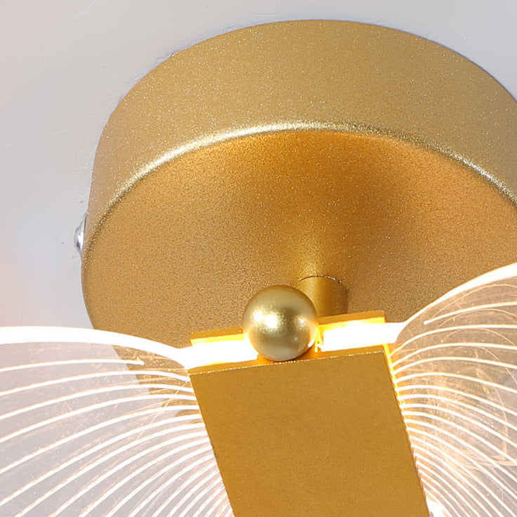 Creative Butterfly Acrylic Iron LED Wall Sconce Lamp