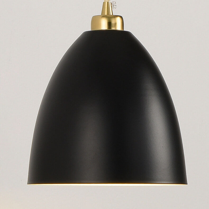 Minimalist Pure Black White Iron 1-Light Wall Sconce Lamp