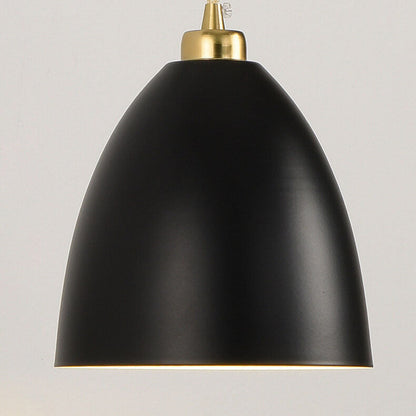 Minimalist Pure Black White Iron 1-Light Wall Sconce Lamp