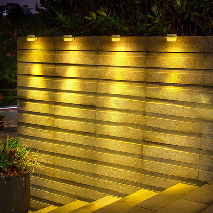 Solar LED Outdoor Waterproof Fence Wall Sconce Lamp