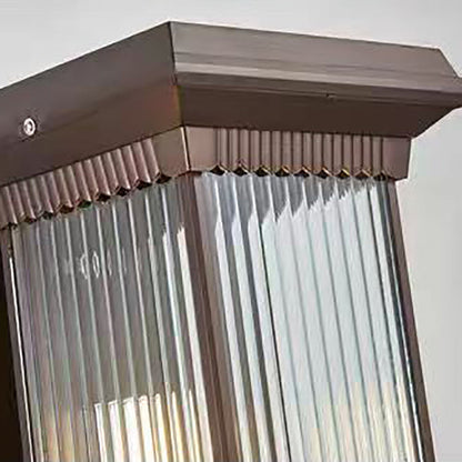 Waterproof Glass 1/2 Light Outdoor Wall Sconce Lamp