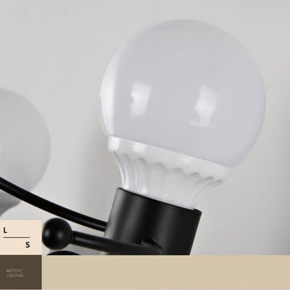 Creative Art Villain Iron 1-Light Wall Sconce Lamp