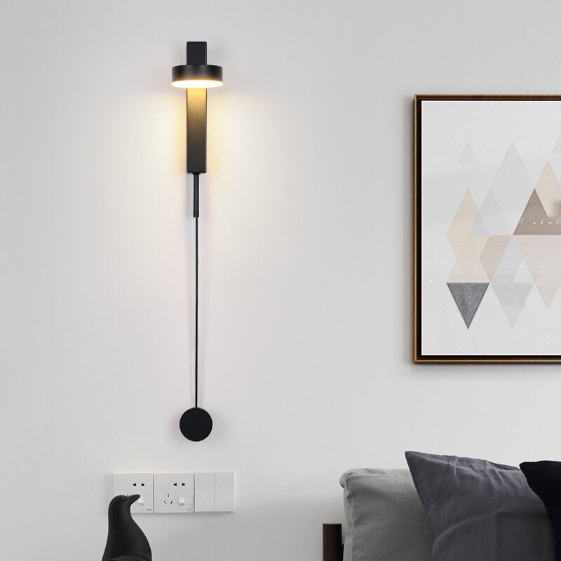 Postmodern Metal 1-Light Long Strip LED Wall Sconce Lamps
