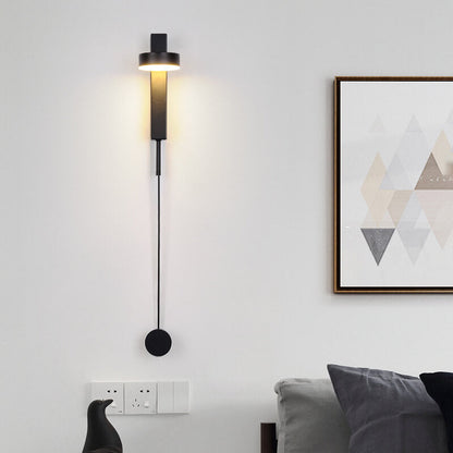 Postmodern Metal 1-Light Long Strip LED Wall Sconce Lamps