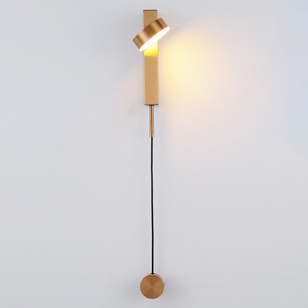 Postmodern Metal 1-Light Long Strip LED Wall Sconce Lamps