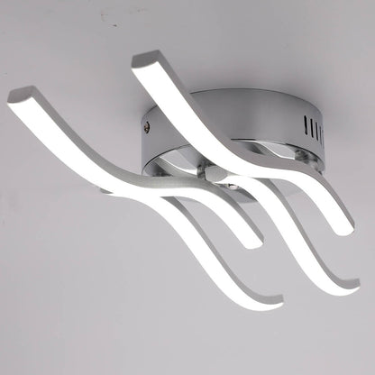 Simple Wave Ceiling Light