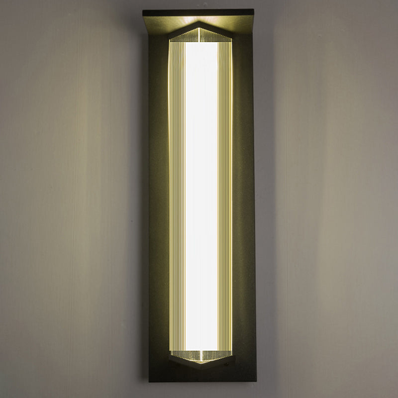 Simplicity Acrylic Shade LED Waterproof Wall Sconce Lamp