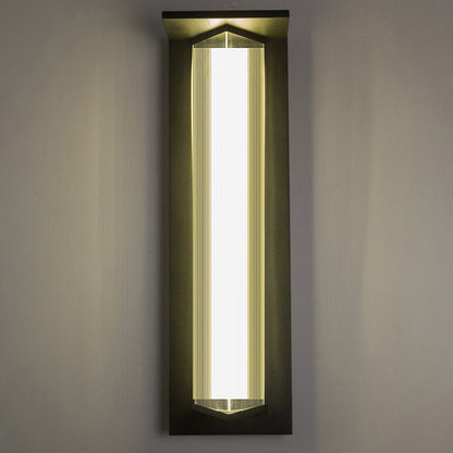 Simplicity Acrylic Shade LED Waterproof Wall Sconce Lamp
