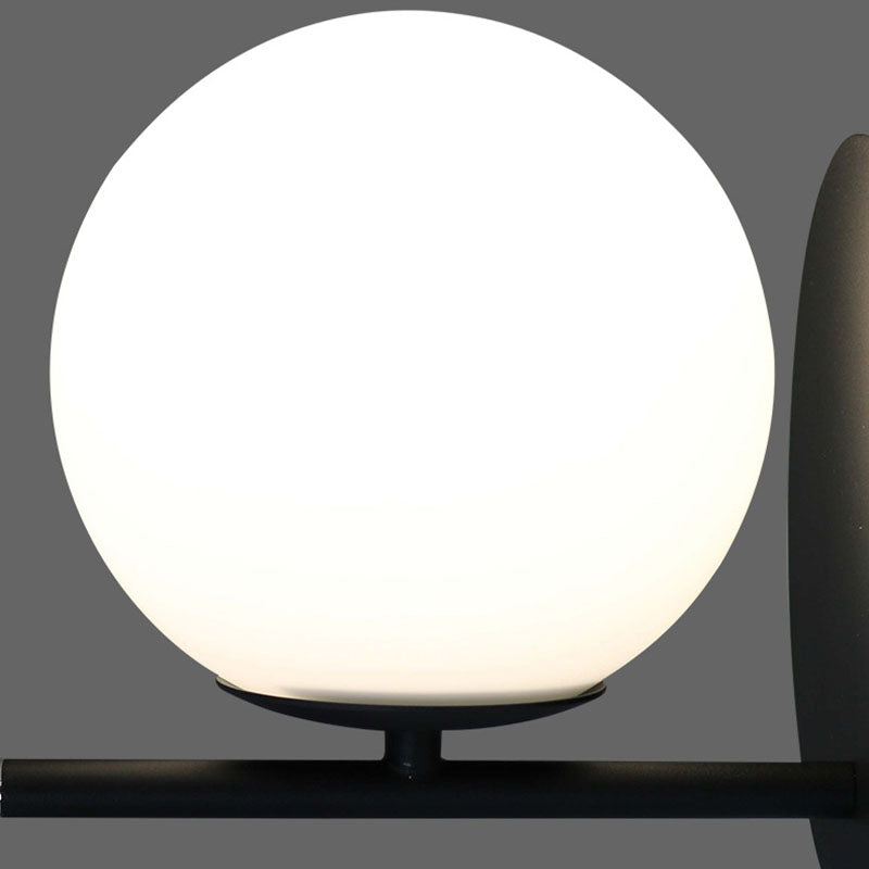 Scandinavian Round Ball Iron Glass 1-Light Wall Sconce Lamp