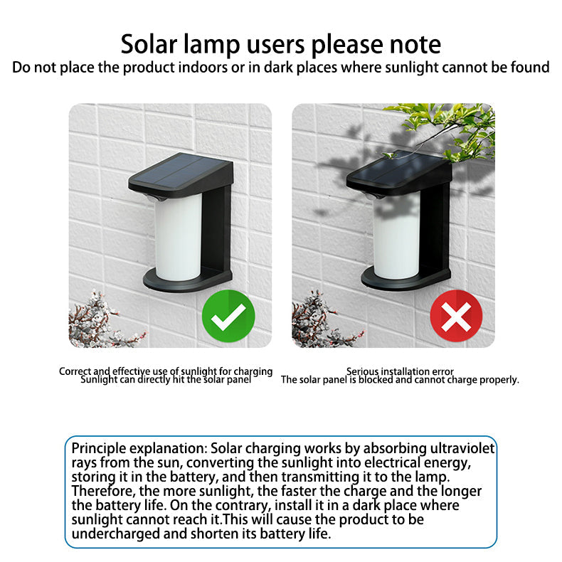 Waterproof Cylinder PC ABS LED Outdoor Wall Sconce Lamp