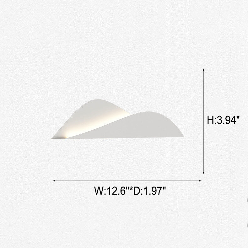 Minimalist Dimensional Peaks Design LED Wall Sconce Lamp