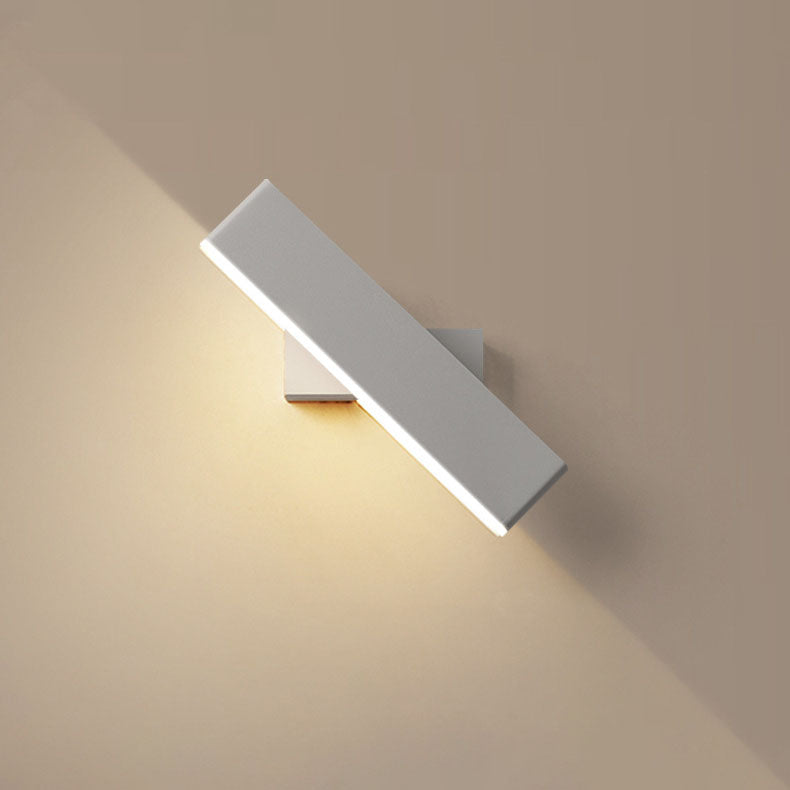 Rectangular Aluminum Acrylic LED Wall Sconce Lamp