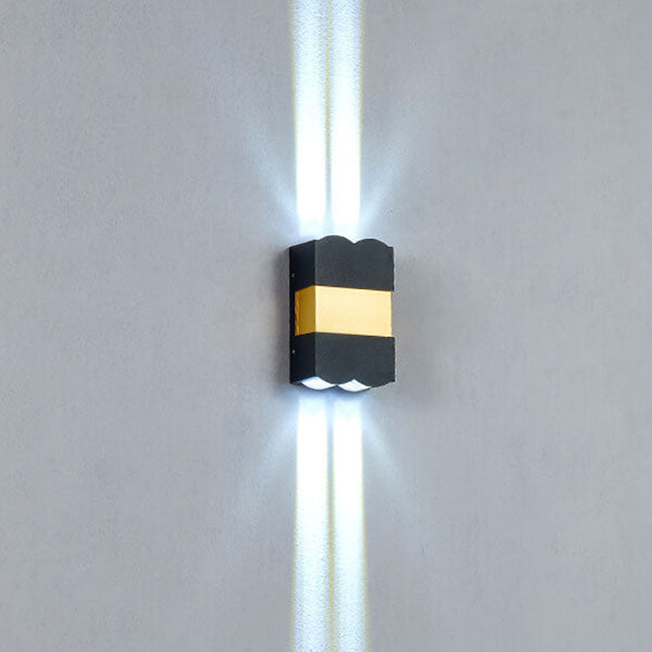 Rectangular Waterproof Outdoor Patio Wall Sconce Lamp