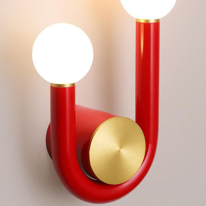 U-Shape Iron Aluminium Acrylic LED Wall Sconce Lamp