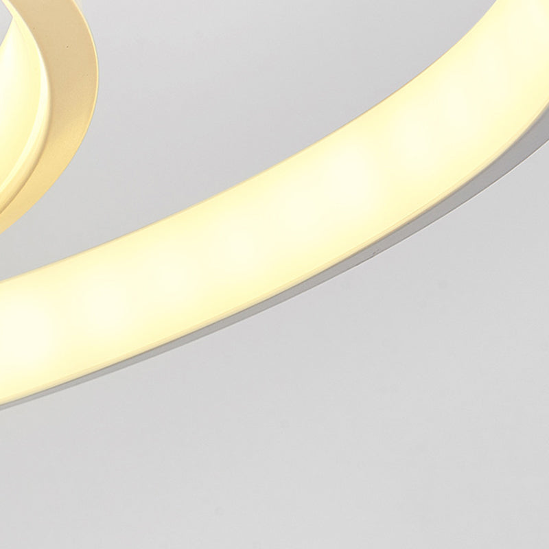 Creative Bar Wave Aluminium Acrylic LED Wall Sconce Lamp