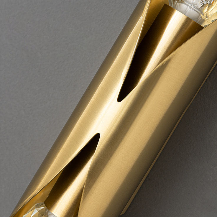 Light Luxury Long All Copper 2-Light Wall Sconce Lamp