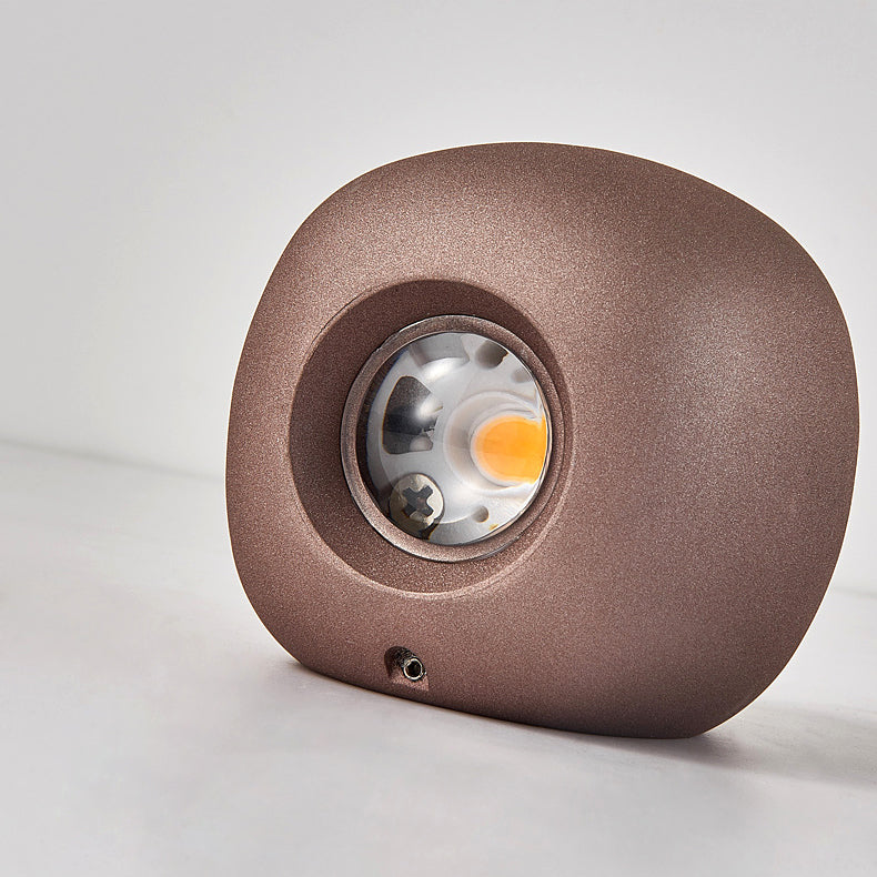 Modern Simplicity Aluminum Spherical LED Wall Sconce Lamp