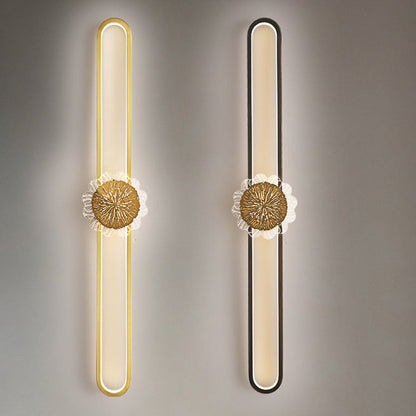 Full Copper Minimalist Ring Design LED Wall Sconce Lamp
