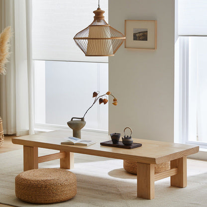 Traditional Solid Wood Coffee Table