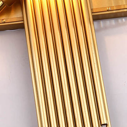 Light Luxury Crystal Square Strip 2-Light Wall Sconce Lamp