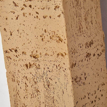 Wabi-sabi Square Column Hand Sculpted LED Wall Sconce Lamp