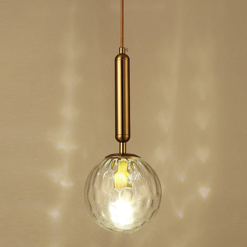 Nordic Orb Hardware Glass 1-Light Wall Sconce Lamp