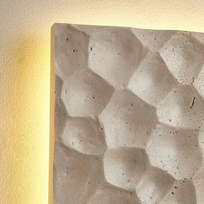 Contemporary Creative Stone Square LED Wall Sconce Lamp