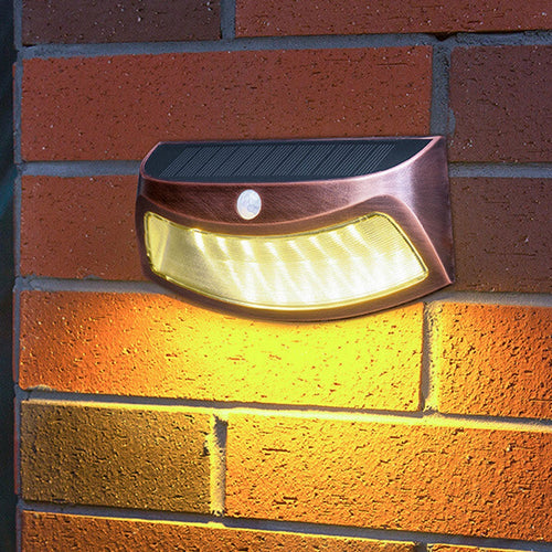 Solar Outdoor Waterproof Patio LED Wall Sconce Lamp