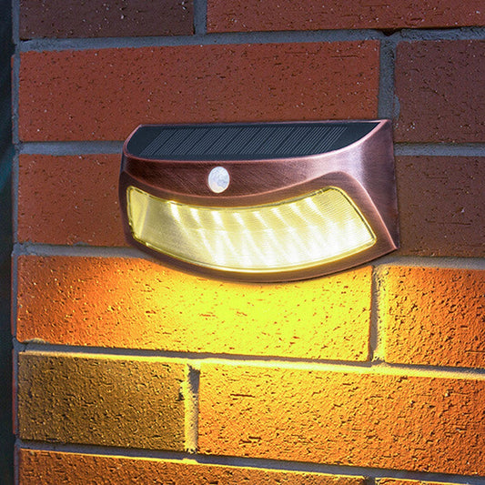 Solar Outdoor Waterproof Patio LED Wall Sconce Lamp