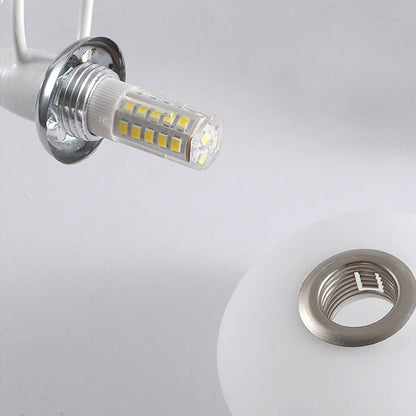 Glass Creative Headphone Design 2-Light Wall Sconce Lamp