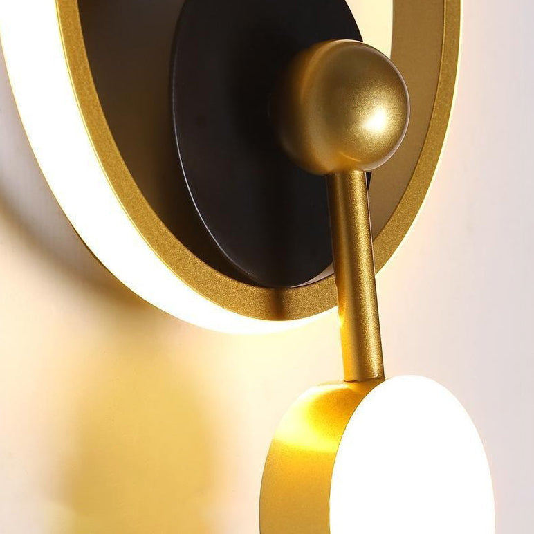 Oval Round Square Iron Aluminum LED Wall Sconce Lamp