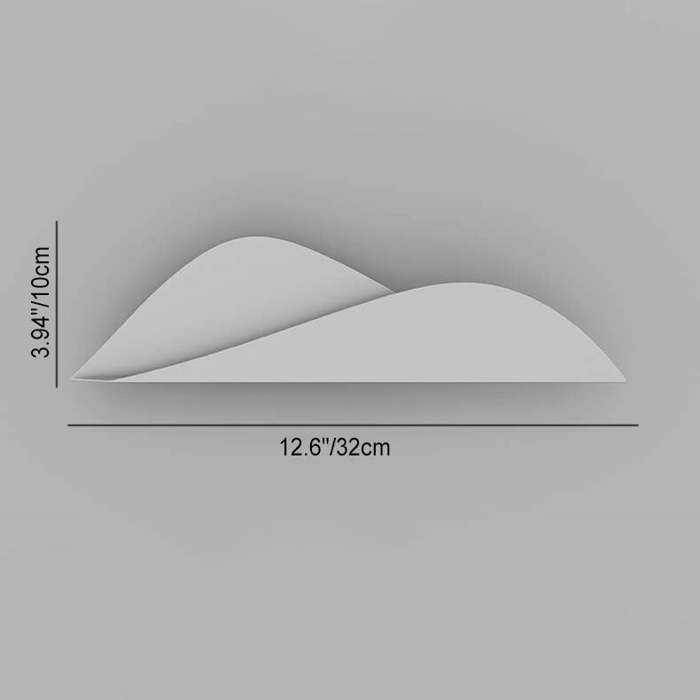 Minimalist Mountains Design Iron LED Wall Sconce Lamp
