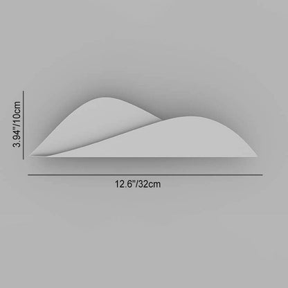 Minimalist Mountains Design Iron LED Wall Sconce Lamp