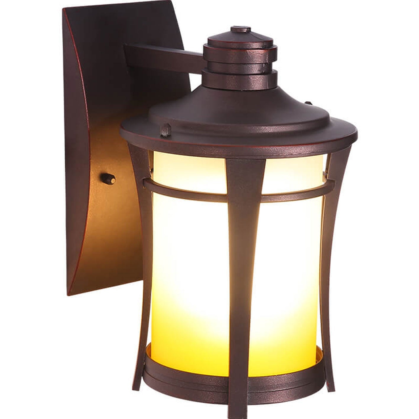 Wrought Iron Outdoor Waterproof 1-Light Wall Sconce Lamp